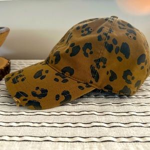 aerie :: leopard baseball hat